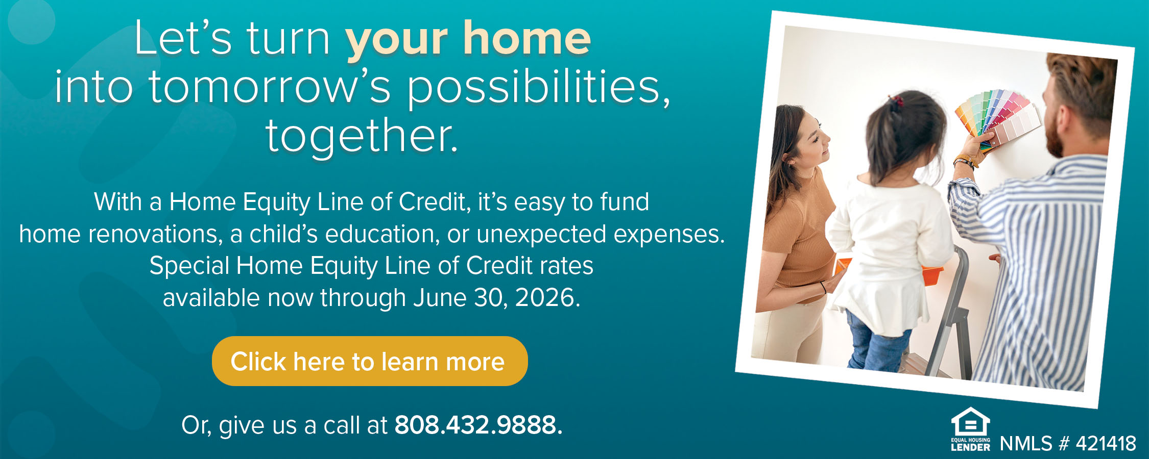 Home equity line of credit