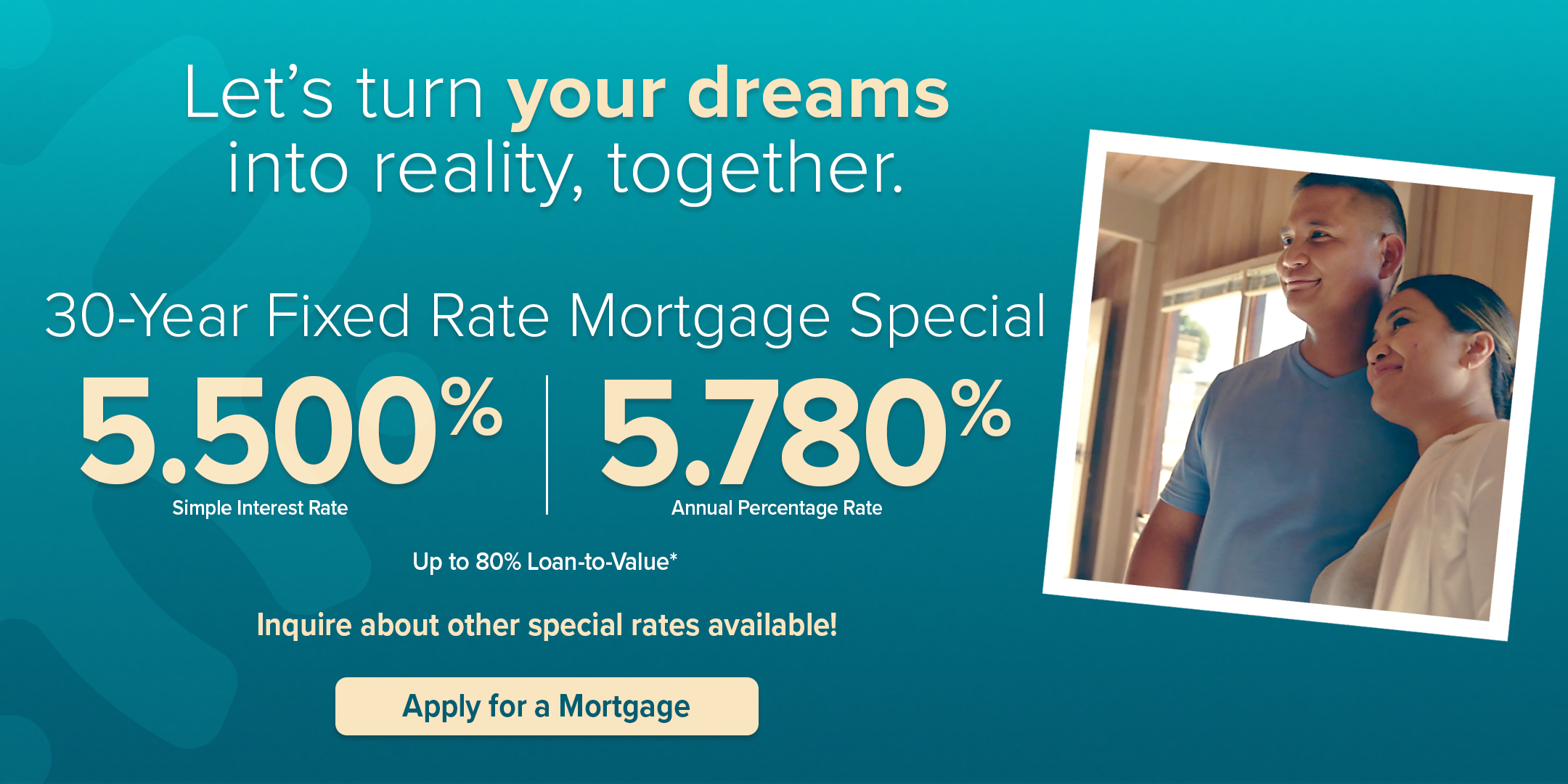 Let's turn your dreams into reality, together.