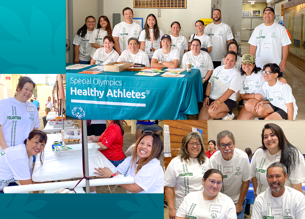 Special Olympics volunteers