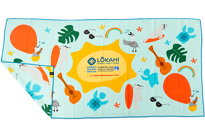 Lōkahi FCU x Kapiʻolani CMN Slowtide Towel