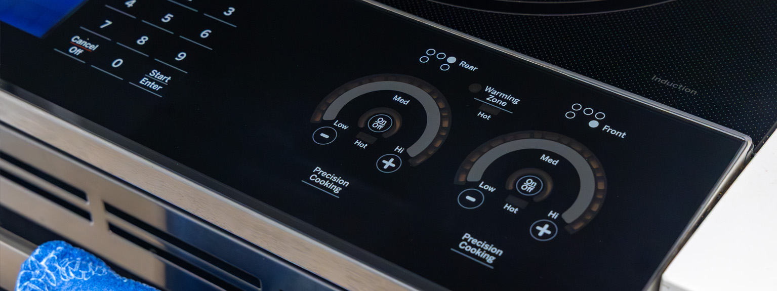 induction range controls